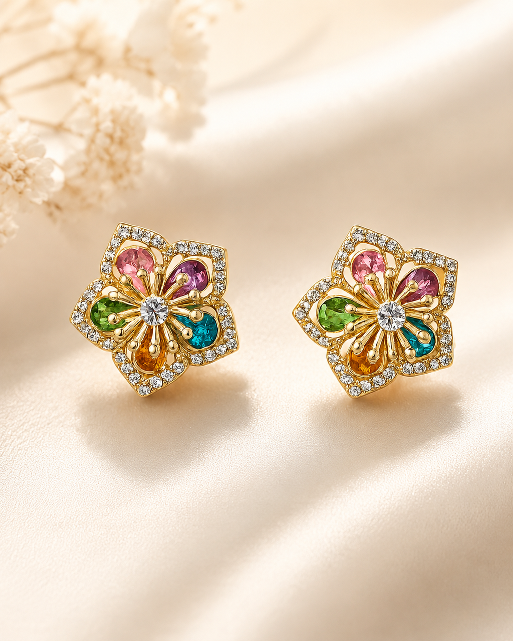 Prism Petal Studs