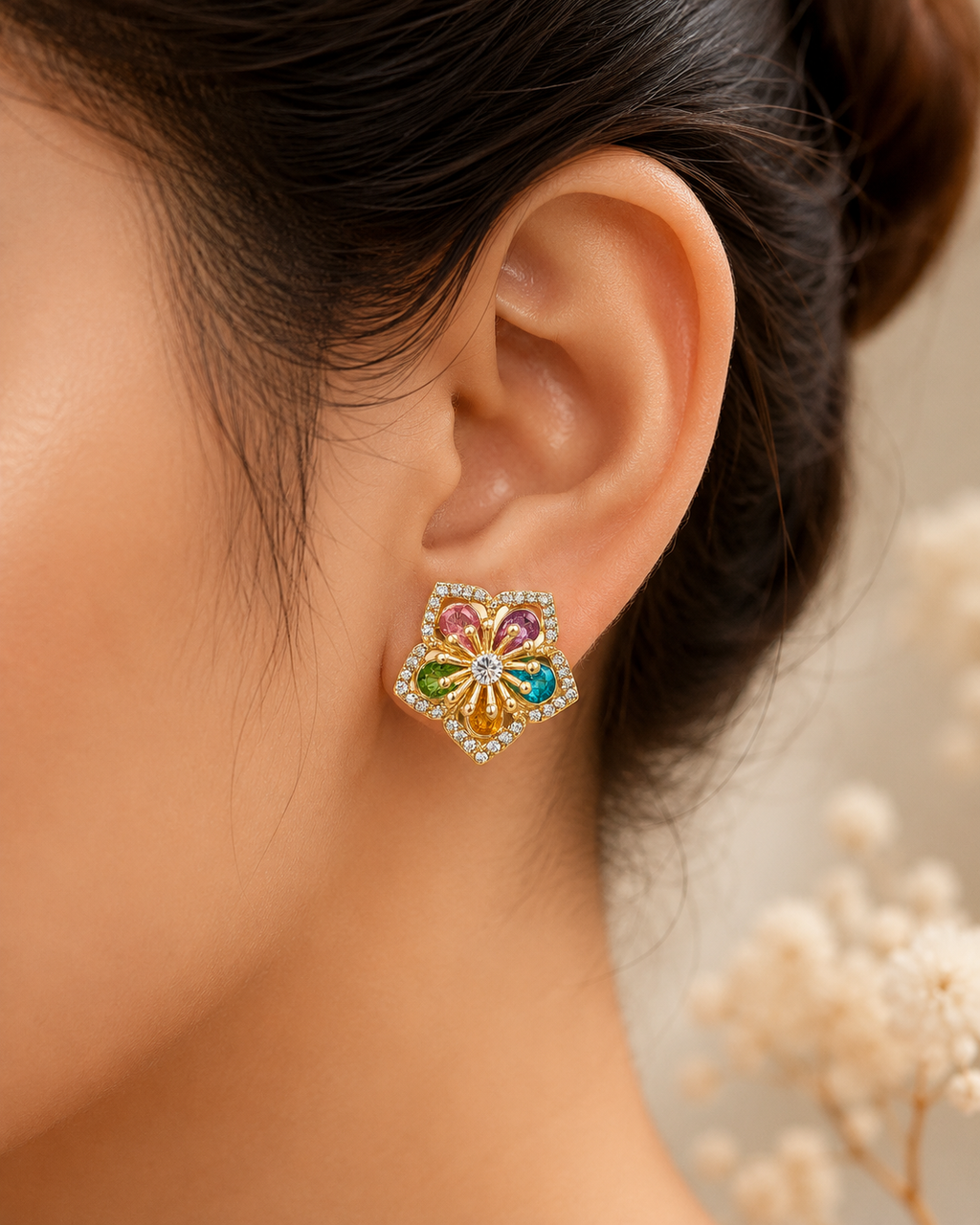 Prism Petal Studs