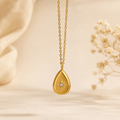 Celeste Teardrop Pendant Necklace