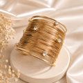 Lumière Crystal Cuff Bracelet